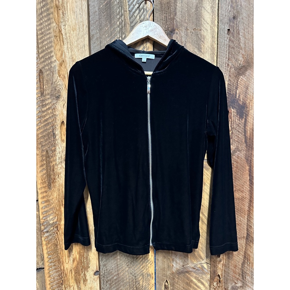 Velvet Zip Up Hoodie Women S Black Soft Luxe Witchy Gothic Dark Romance